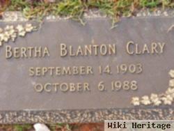 Bertha Blanton Clary