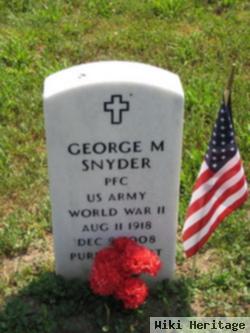 George M Snyder