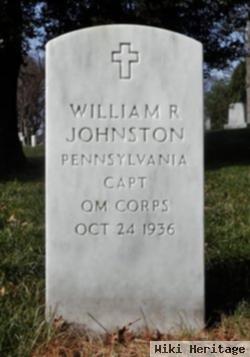 William R Johnston