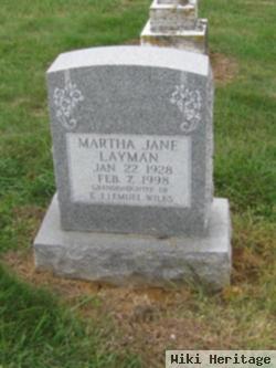 Martha Jane Layman