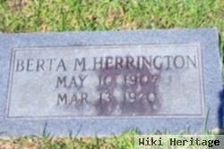 Bertha M. Herrington