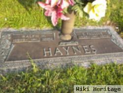 Ralph M Haynes