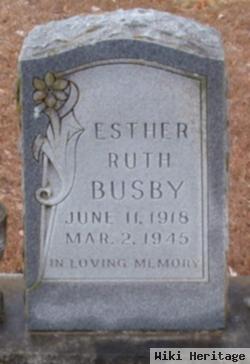 Esther Ruth Weiss Busby