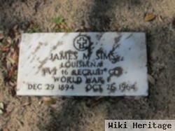 Pvt James M. Sims