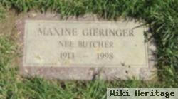 Maxine Butcher Gieringer