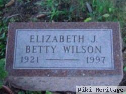 Elizabeth J. "betty" Wilson