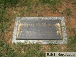 Betty Sue Abernathy Walker