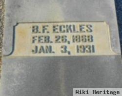 Benjamin Franklin "b.f." Eckles