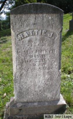 Harriet J "hattie" Canfield Christie