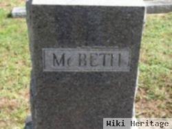 Orie Burr "burr" Mcbeth