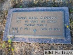 Henry Earl Cannon