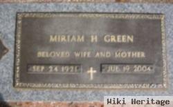 Miriam H Green