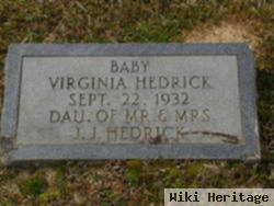 Baby Virginia Hedrick