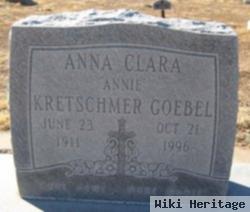 Anna Clara "annie" Steinfath Goebel