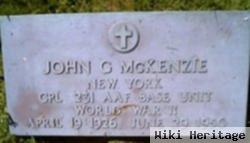 Corp John C. Mckenzie