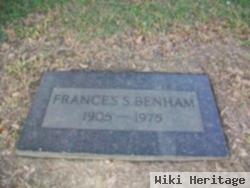 Frances S Benham