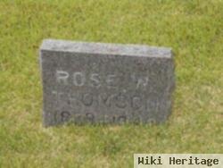 Rosa C "rose" Wallace Thomson