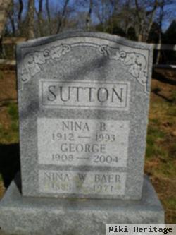 Nina Augusta Baer Sutton