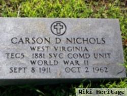 Carson D Nichols