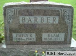 Elam M Barber