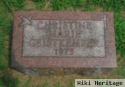 Christine Marie Geistkemper