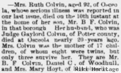 Ruth Hiltz Colvin Colvin