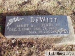 Jerry L Dewitt