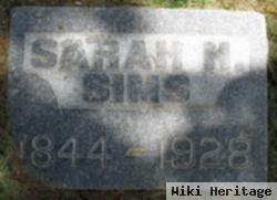 Sarah H Sims