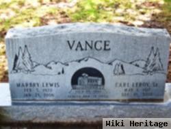 Carl Leroy Vance, Sr