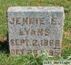 Jennie E Lyans