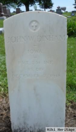 Pvt John W Dinham