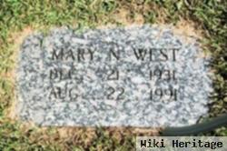 Mary N West