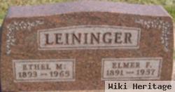 Elmer F Leininger