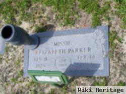 Mrs Elizabeth ""missie"" Parker
