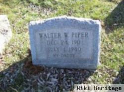 Walter W Piper