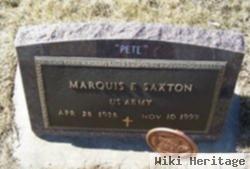 Marquis Elwin "pete" Saxton