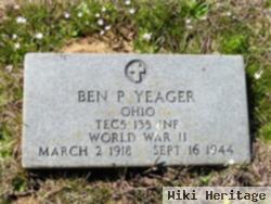 Ben P Yeager