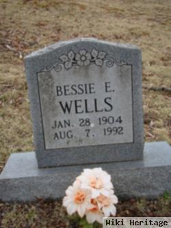 Bessie E Wells