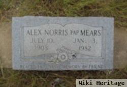 Alex Norris "pap" Mears