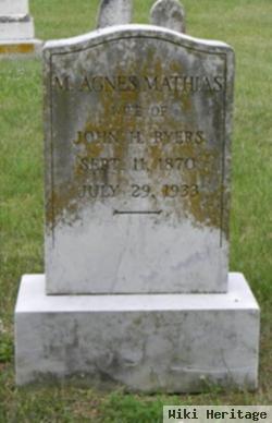 Mary Agnes Mathias Byers