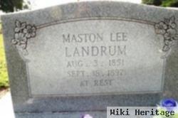 Maston Lee "shrimp" Landrum