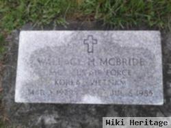 Wallace H Mcbride