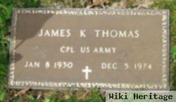 James K Thomas