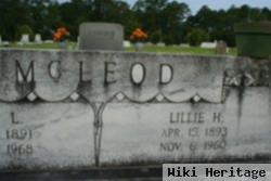 Lillie H Mcleod