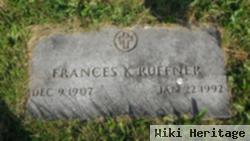 Frances K Ruffner