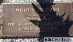 Willie L Coleman