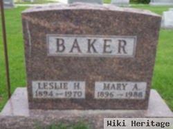 Leslie H Baker