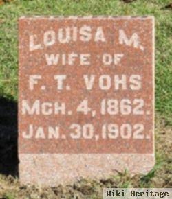 Louisa M Vohs