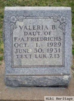 Valeria B. Friedrichs