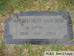 Mildred Sylvia Hoss Mangrum